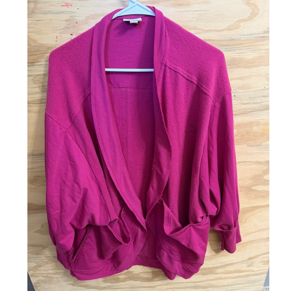 Women's Lularoe Large Coccon Cardigan Pink Open Front Layering